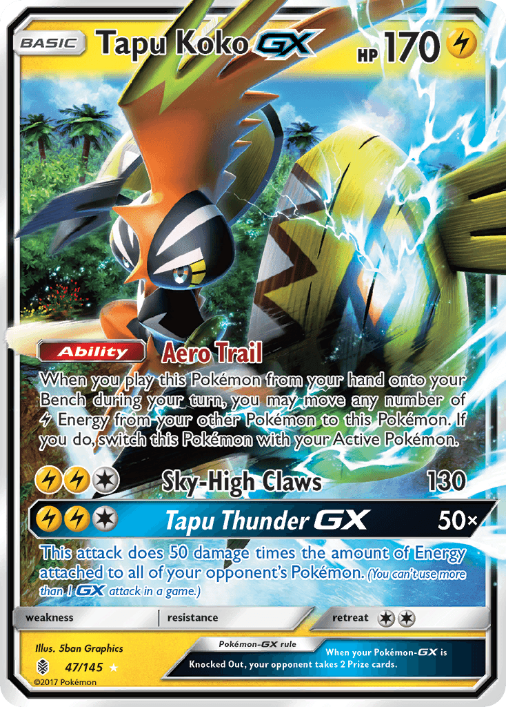 Tapu Koko-GX, Guardians Rising 47