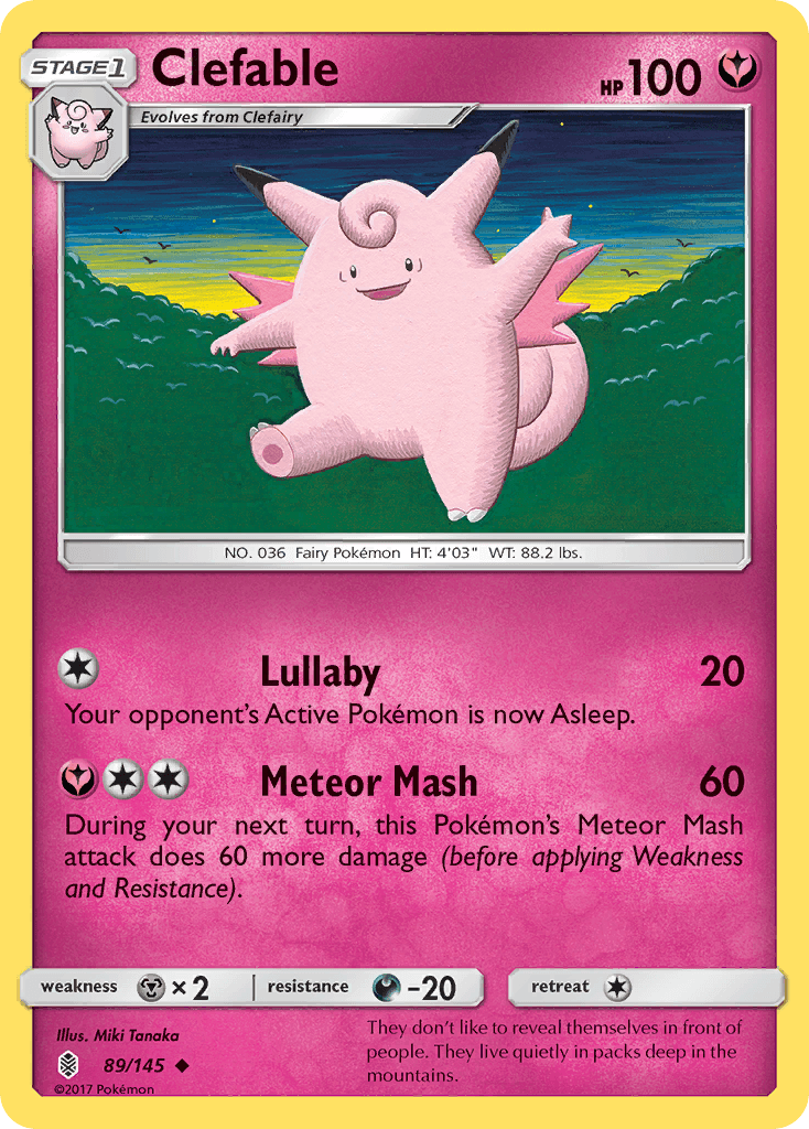 Clefable, Guardians Rising 89