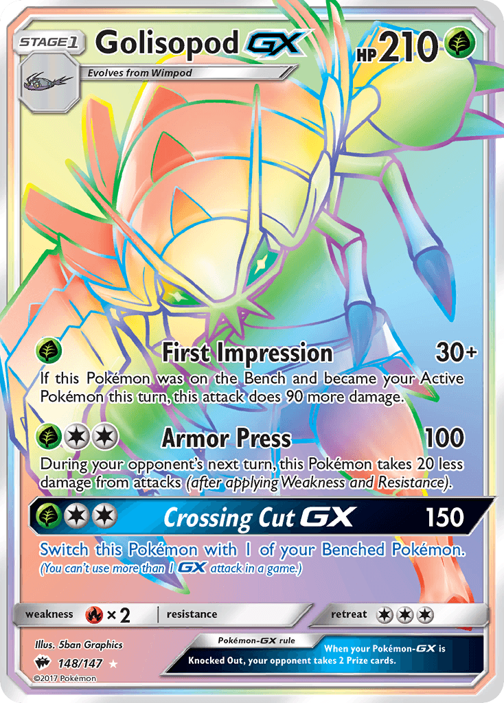 Golisopod-GX, Burning Shadows 148
