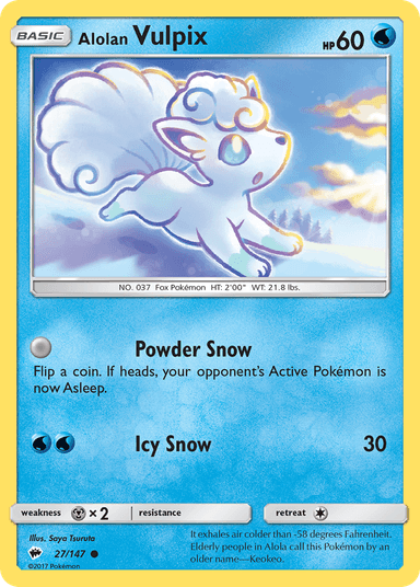 Alolan Vulpix, Burning Shadows 27