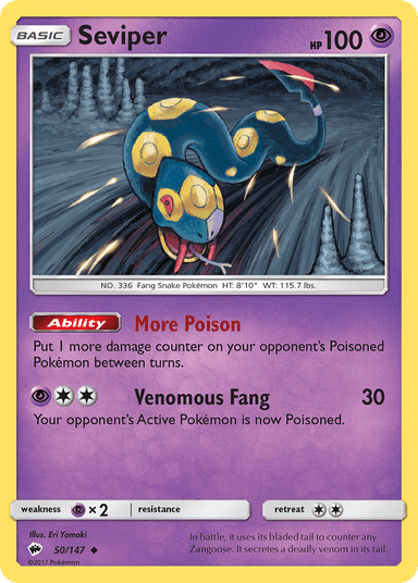 Seviper, Burning Shadows 50