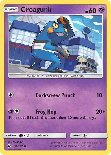 Croagunk, Burning Shadows 54