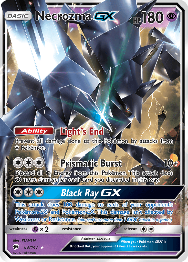 Necrozma-GX, Burning Shadows 63
