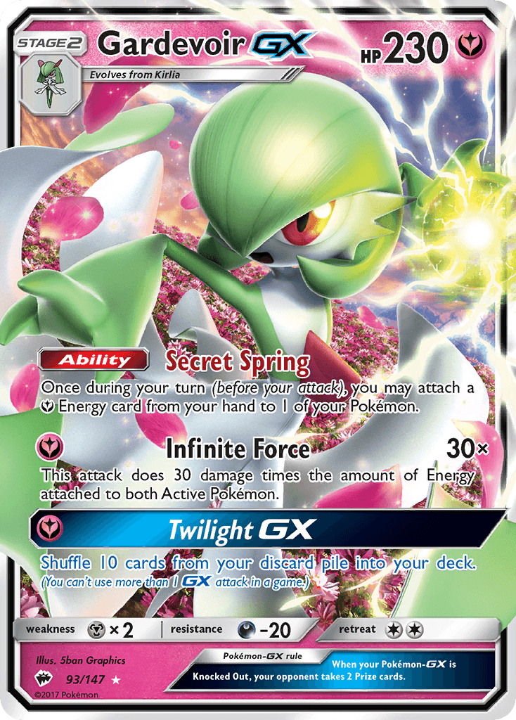 Gardevoir-GX, Burning Shadows 93