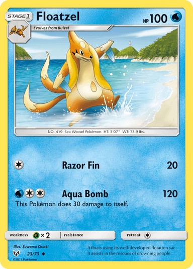 Floatzel, Shining Legends 23