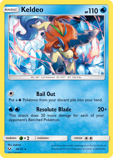 Keldeo, Shining Legends 26