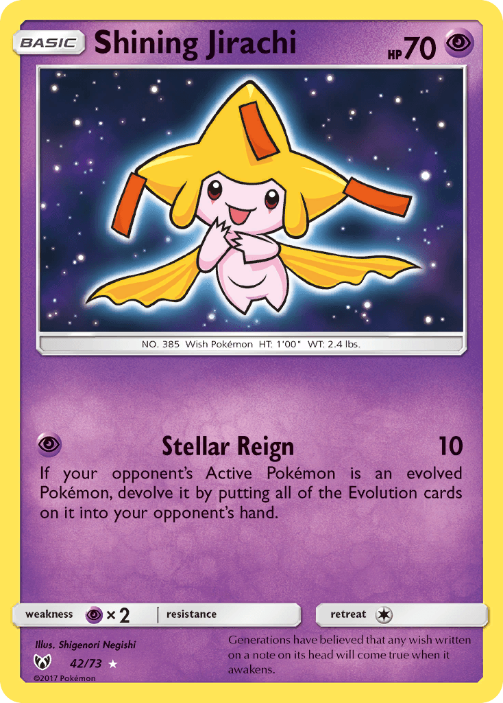 Shining Jirachi, Shining Legends 42
