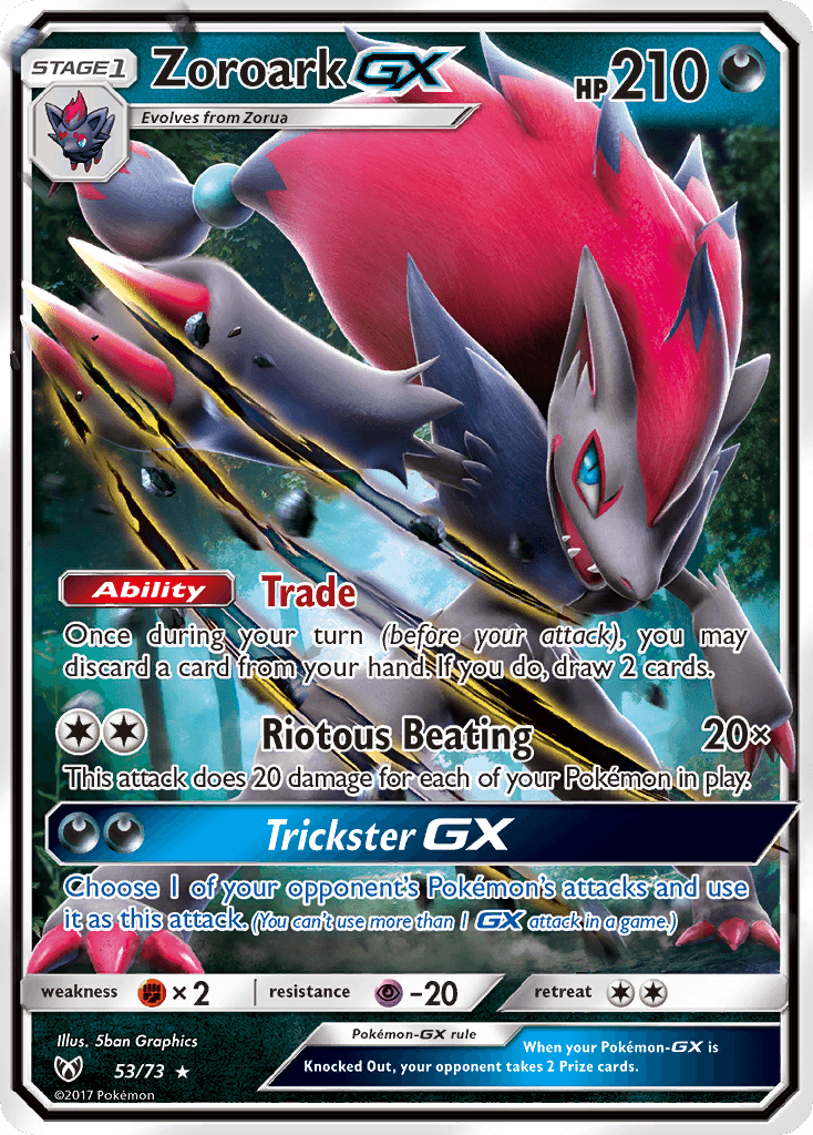 Zoroark-GX, Shining Legends 53