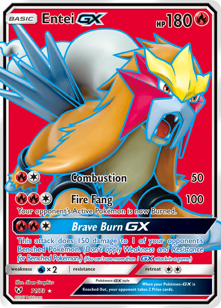 Entei-GX, Shining Legends 71