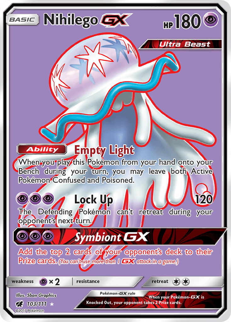 Nihilego-GX, Crimson Invasion 103