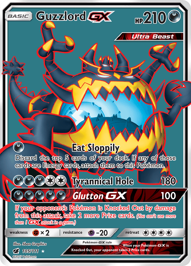 Guzzlord-GX, Crimson Invasion 105