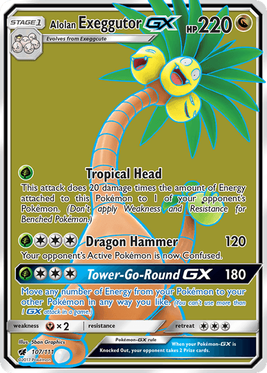 Alolan Exeggutor-GX, Crimson Invasion 107