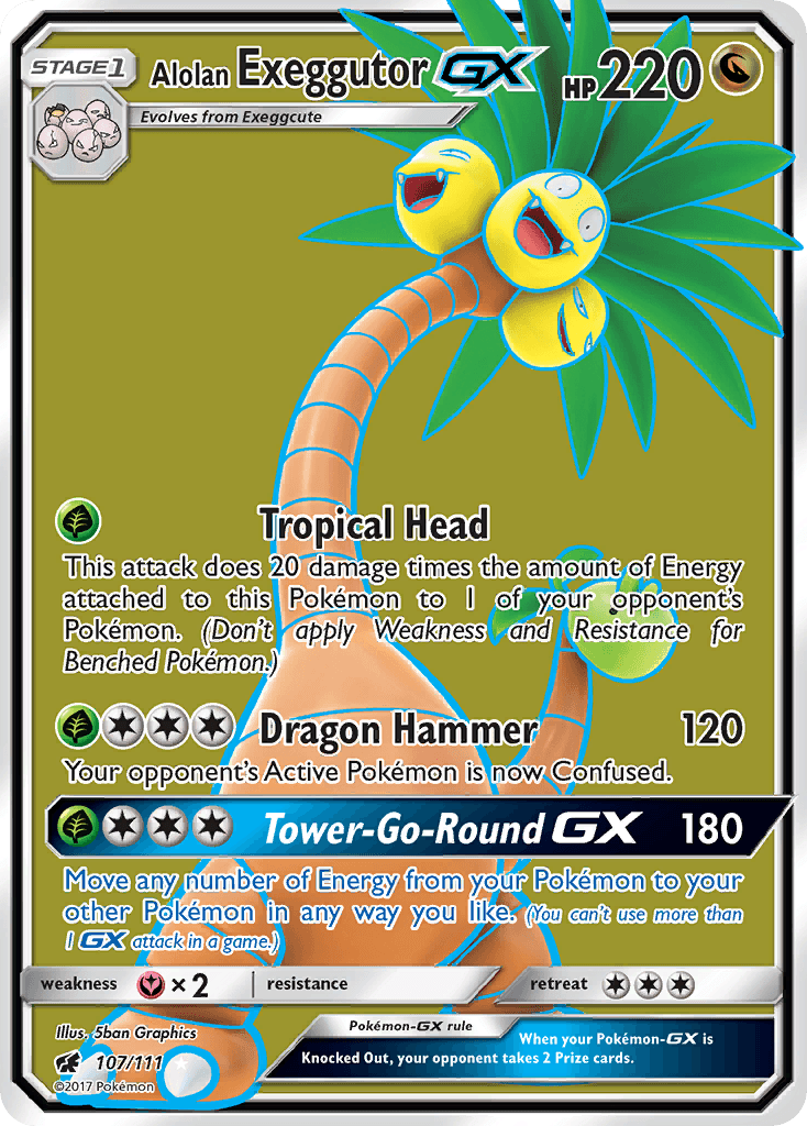 Alolan Exeggutor-GX, Crimson Invasion 107