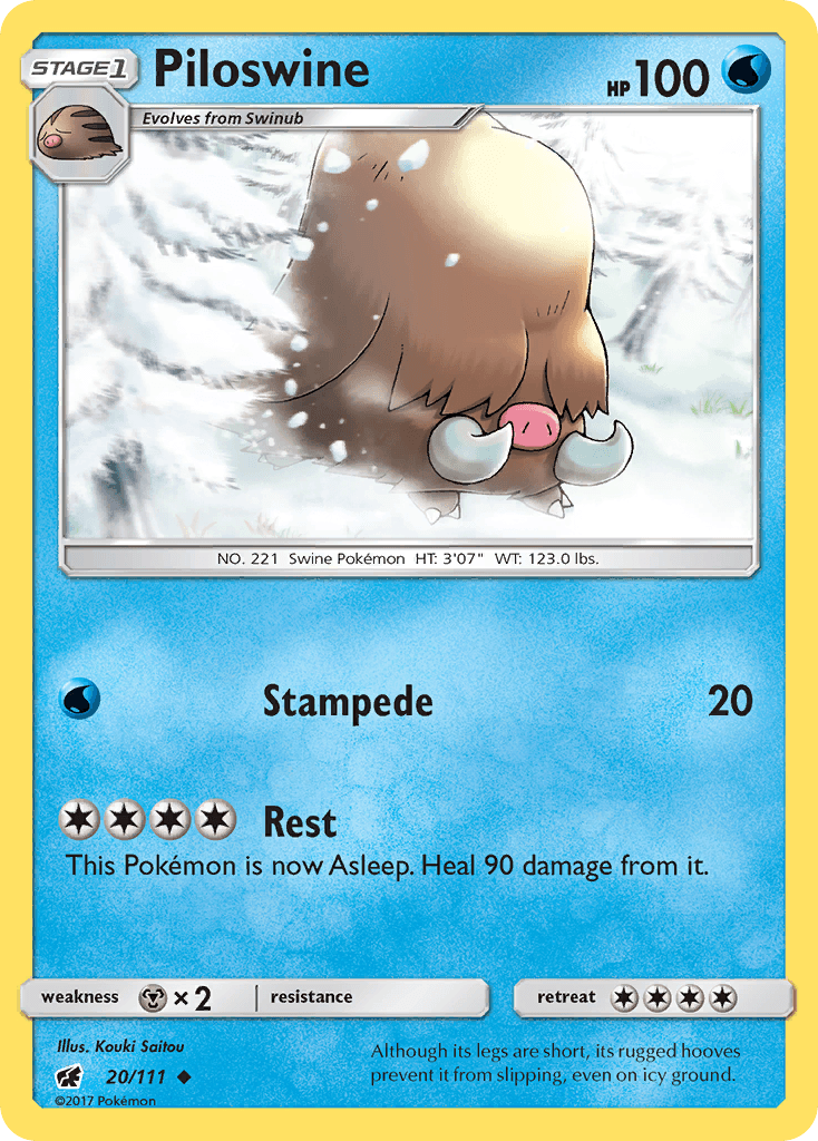 Piloswine, Crimson Invasion 20
