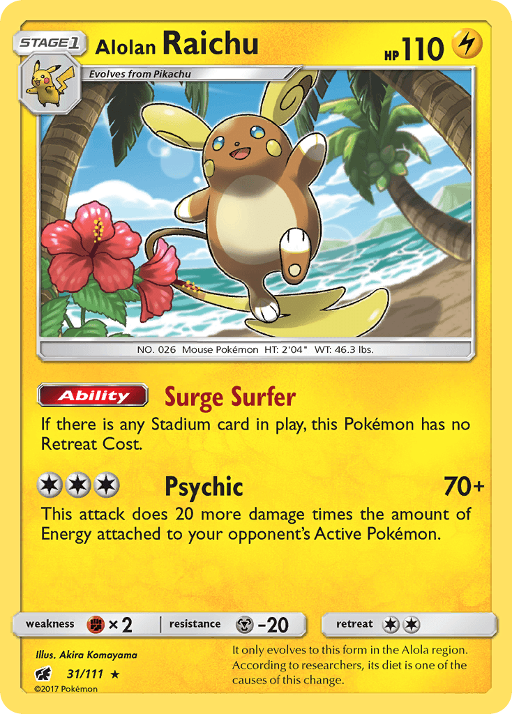 Alolan Raichu, Crimson Invasion 31
