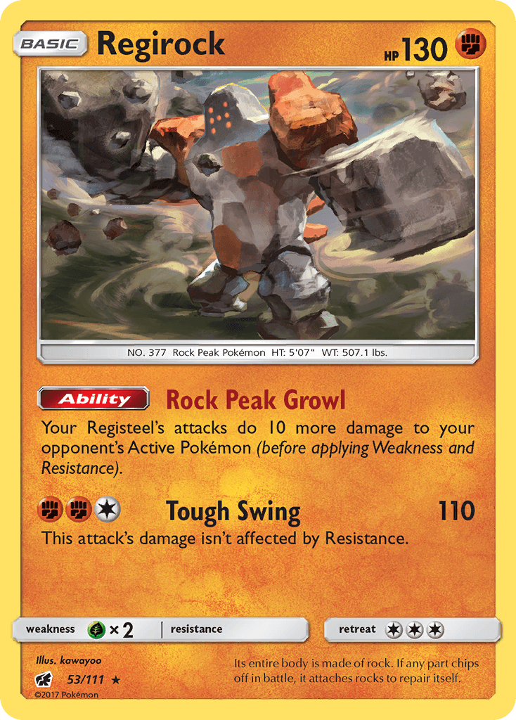 Regirock, Crimson Invasion 53