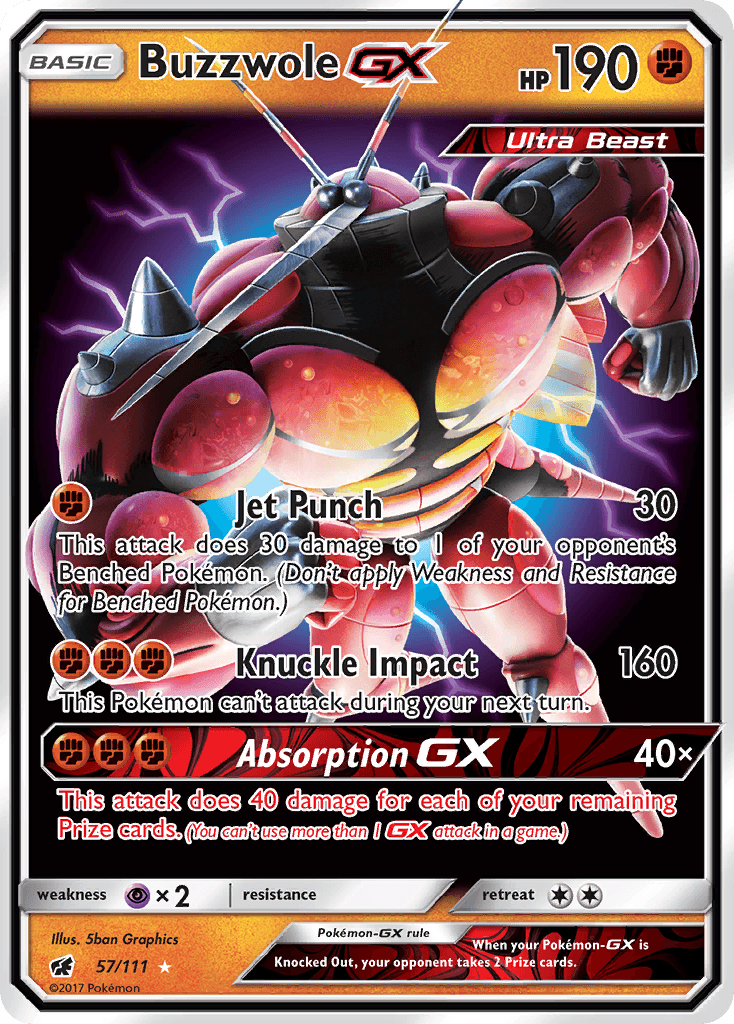 Buzzwole-GX, Crimson Invasion 57