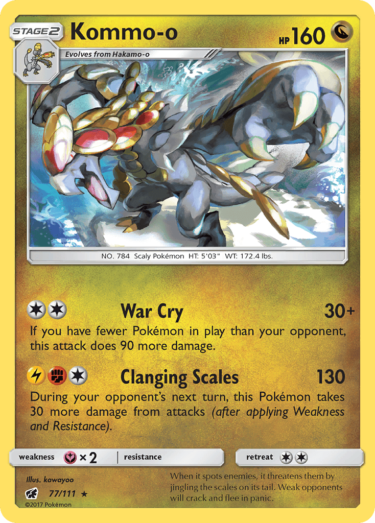 Kommo-o, Crimson Invasion 77