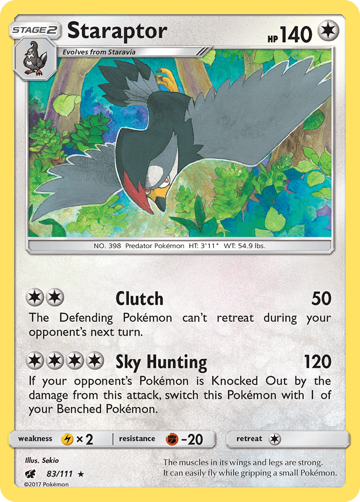 Staraptor, Crimson Invasion 83