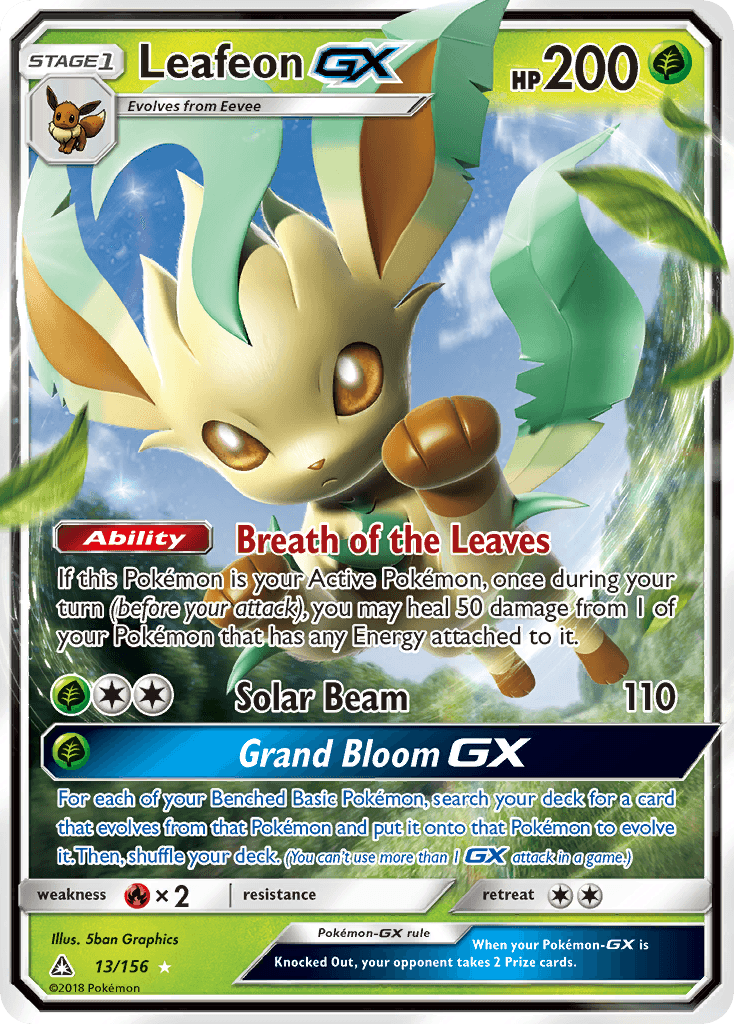 Leafeon-GX, Ultra Prism 13