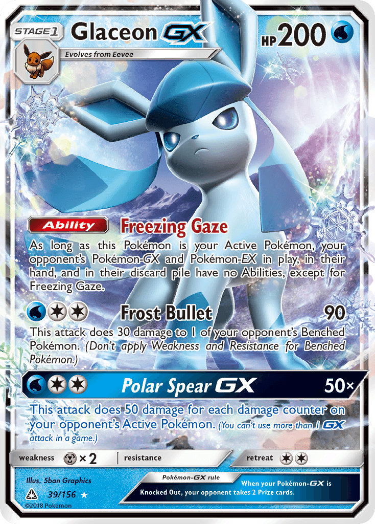 Glaceon-GX, Ultra Prism 39