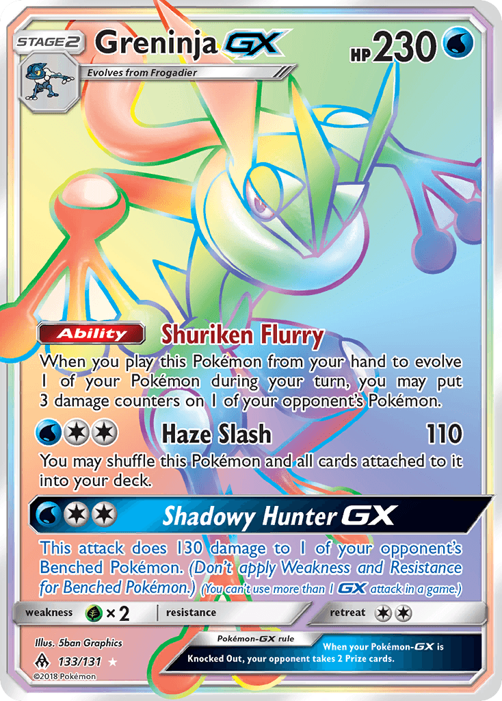 Greninja-GX, Forbidden Light 133