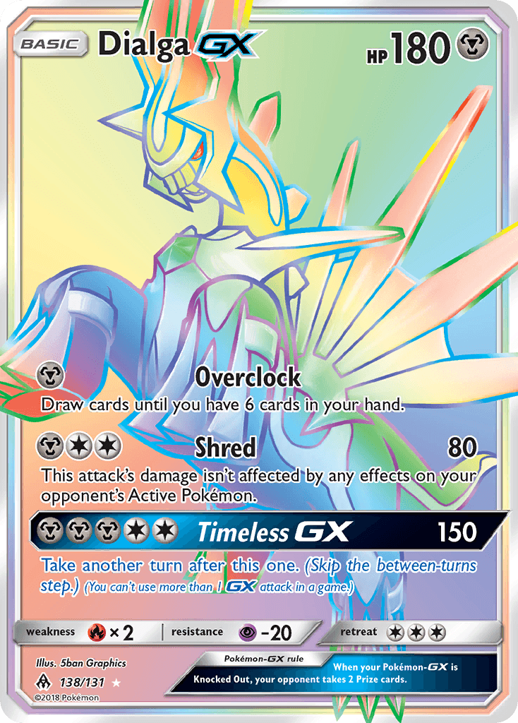 Dialga-GX, Forbidden Light 138