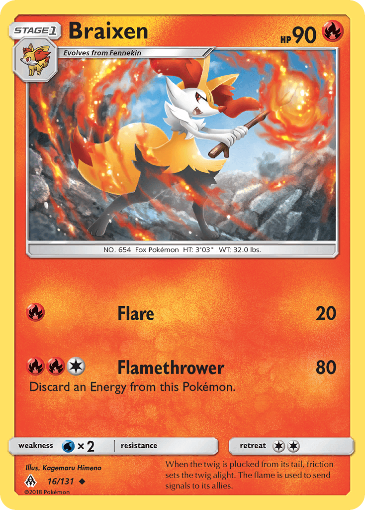 Braixen, Forbidden Light 16