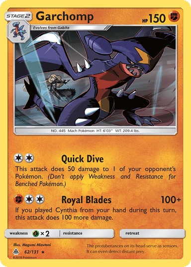 Garchomp, Forbidden Light 62