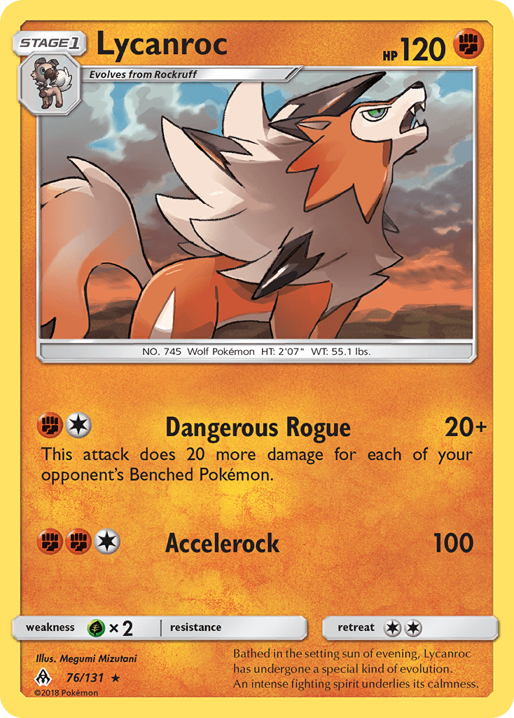 Lycanroc, Forbidden Light 76