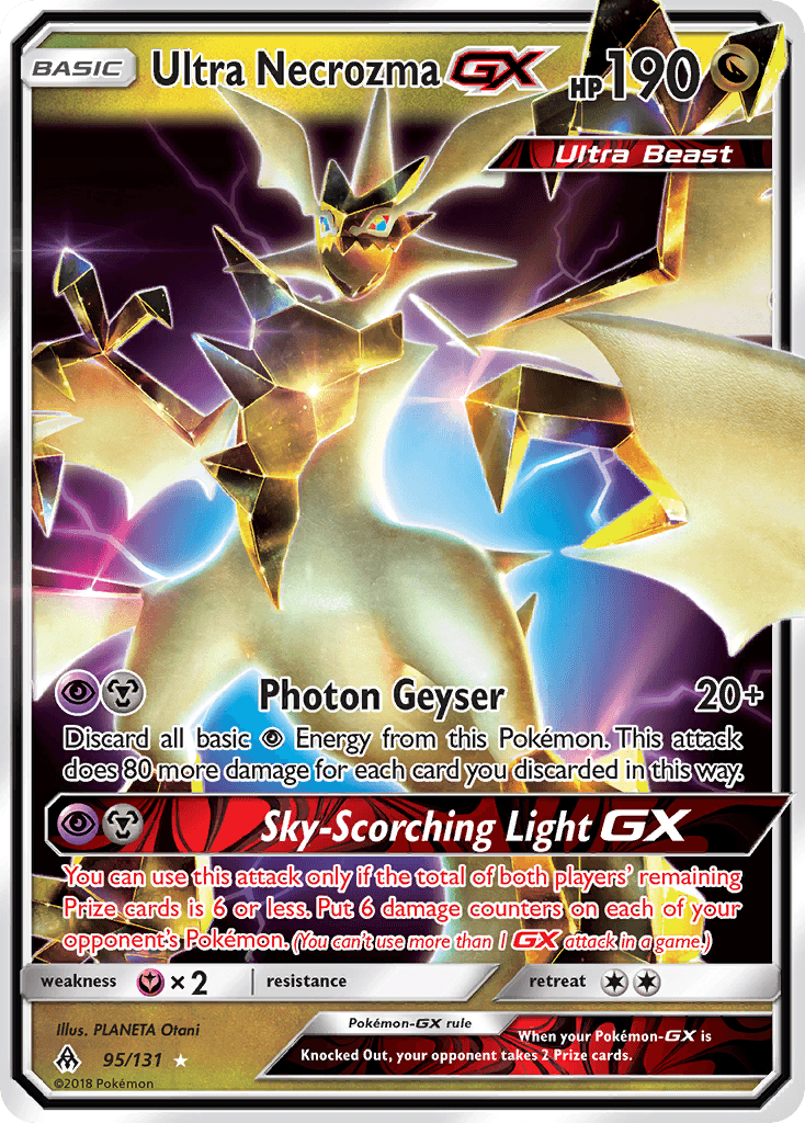 Ultra Necrozma-GX, Forbidden Light 95