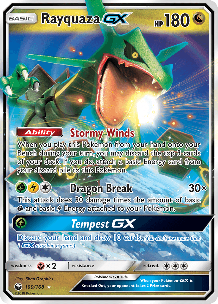 Rayquaza-GX, Celestial Storm 109