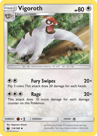 Vigoroth, Celestial Storm 114
