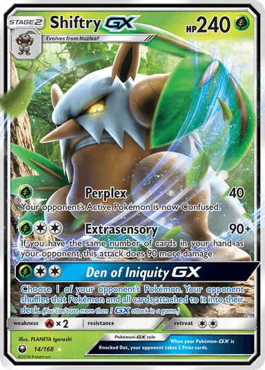 Shiftry-GX, Celestial Storm 14