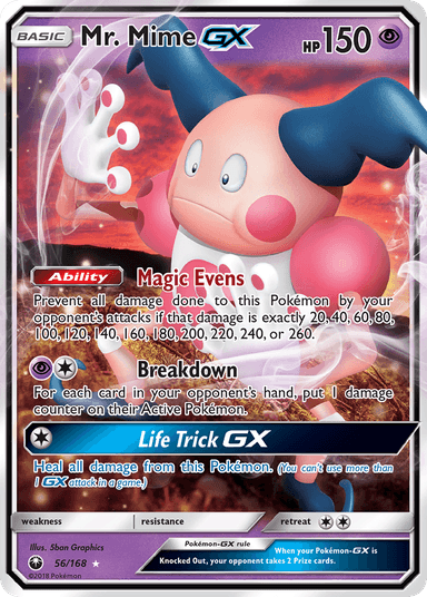 Mr. Mime-GX, Celestial Storm 56