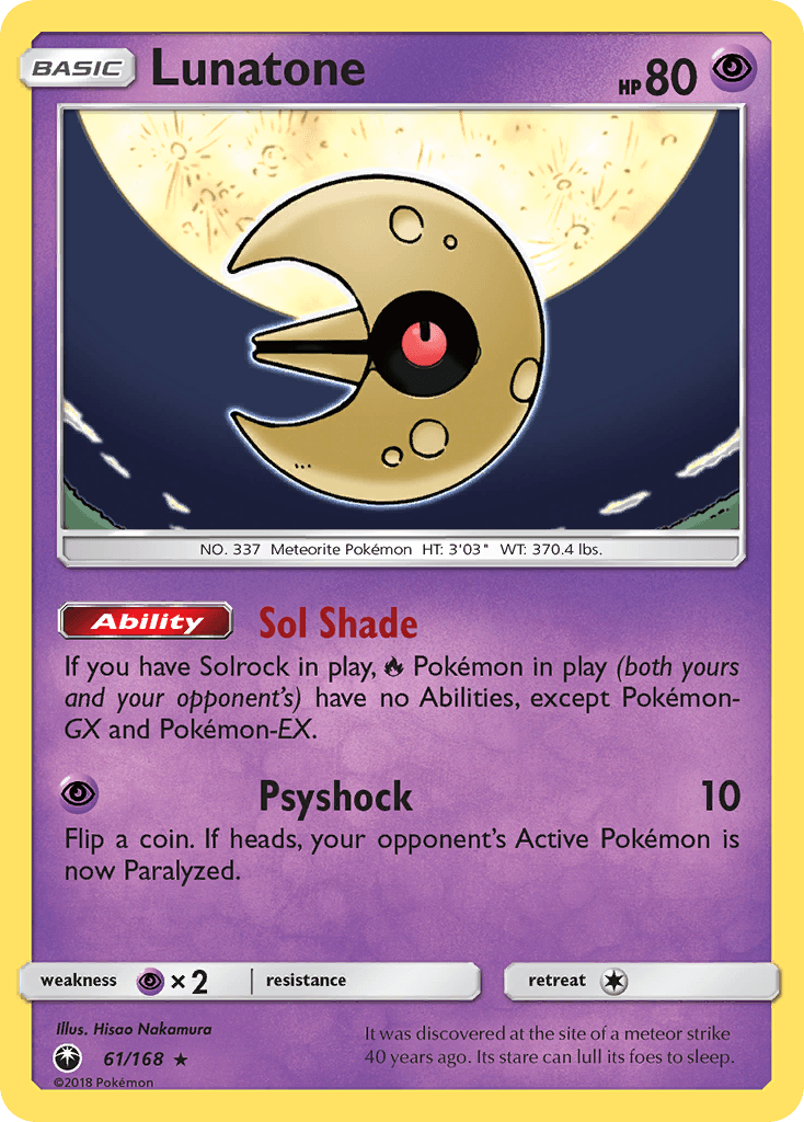 Lunatone, Celestial Storm 61