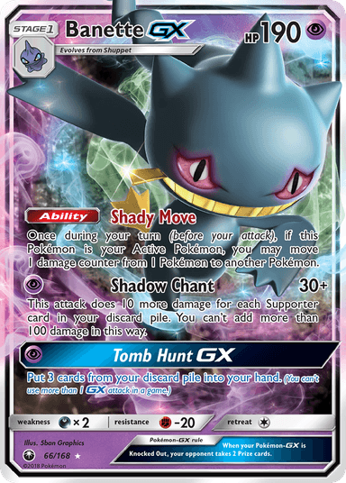 Banette-GX, Celestial Storm 66