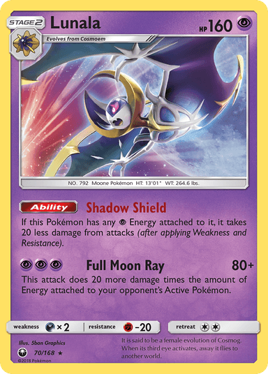 Lunala, Celestial Storm 70