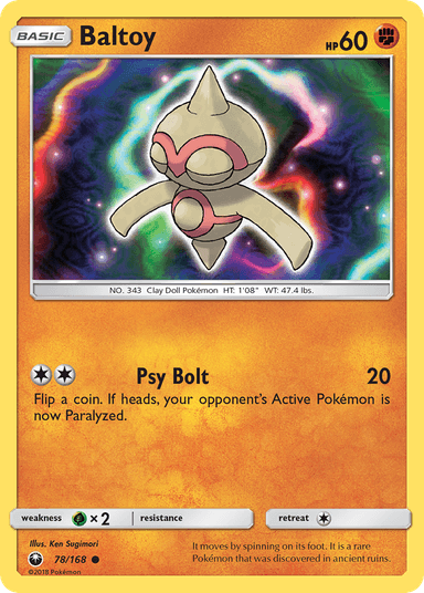 Baltoy, Celestial Storm 78