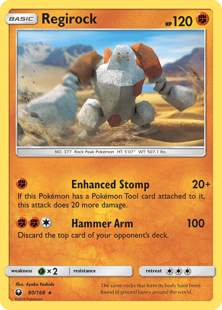 Regirock, Celestial Storm 80