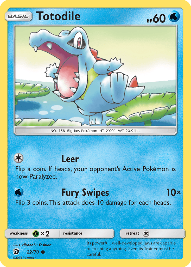 Totodile, Dragon Majesty 22