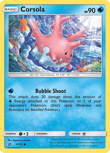 Corsola, Dragon Majesty 27