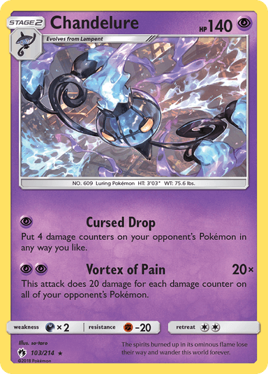 Chandelure, Lost Thunder 103