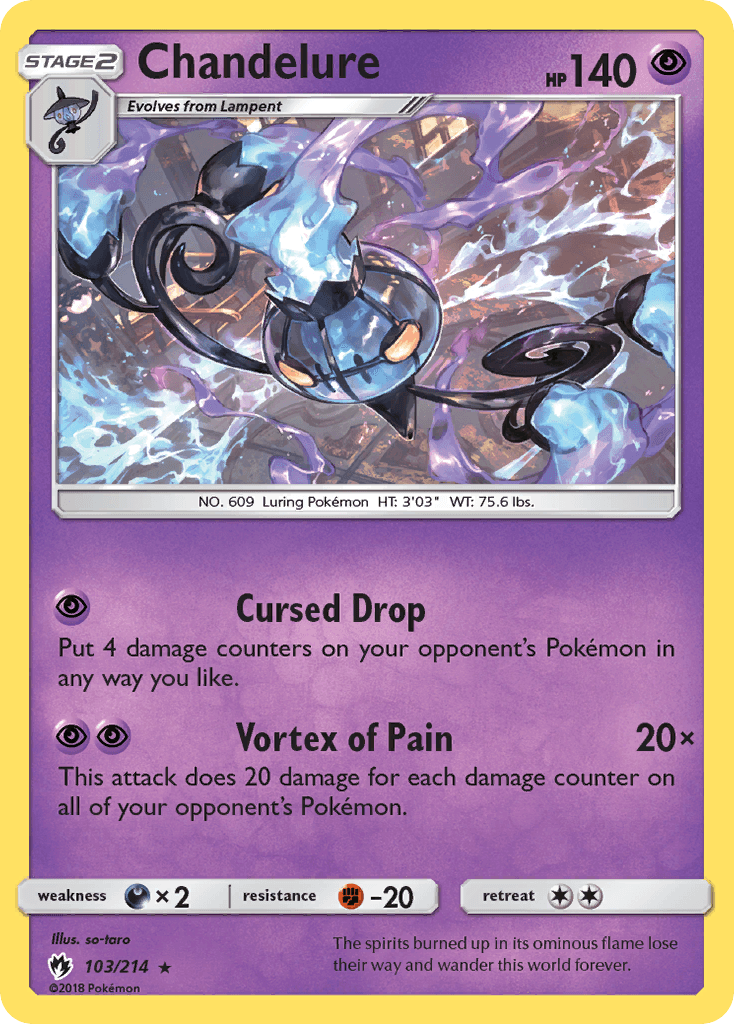 Chandelure, Lost Thunder 103