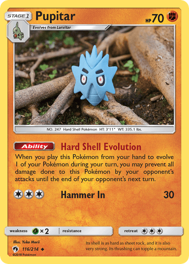 Pupitar, Lost Thunder 116