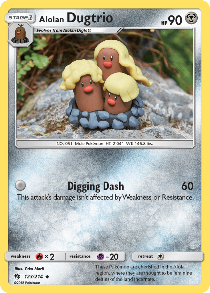 Alolan Dugtrio, Lost Thunder 123