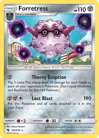 Forretress, Lost Thunder 124