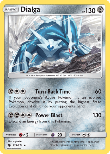 Dialga, Lost Thunder 127