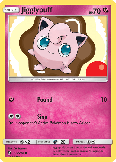 Jigglypuff, Lost Thunder 133