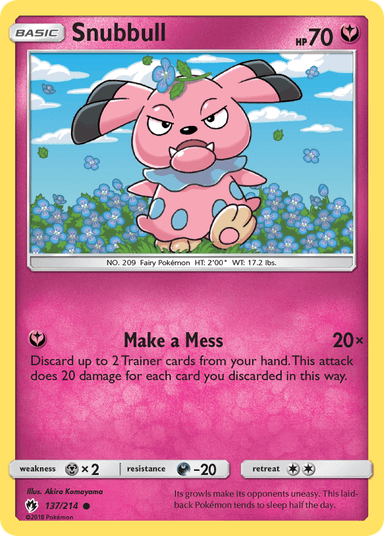 Snubbull, Lost Thunder 137